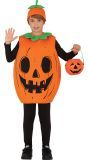 Oranje Pompoen Halloween Kostuum Kind