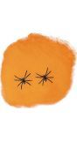 Oranje Spinnenweb 4 Spinnen