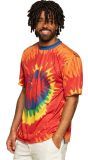 Oranje Tie Dye Rasta Shirt