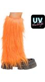 Oranje UV Beenwarmers Dames