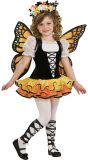 Oranje Vlinder Kostuum Meisjes