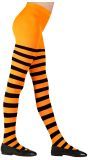 Oranje Zwart Gestreepte Kinderpanty