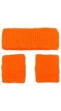 Oranje Zweetbanden Set