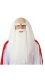 Oude Priester Pruik met Baard