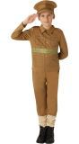 Oude Soldaat Kostuum Jongens Bruin