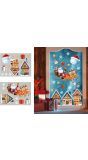 Ouderwetse Kerstdorp Statische Raamstickers