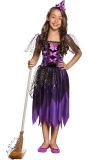 Paars Twinkle Heksen Jurk Kind