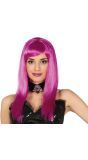 Paarse Feline Pruik