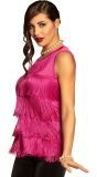 Paarse Flapper Top Dames