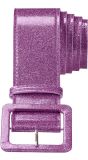 Paarse Glitter Riem Dames