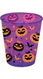 Paarse Halloween Figuren Partybeker