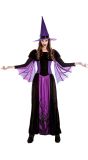 Paarse Heksenjurk Dames Halloween