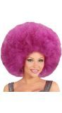 Paarse Maxi Afro Pruik