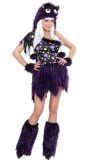 Paarse Monster Kostuum Dames