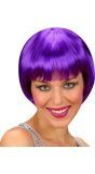 Paarse Rave Pruik
