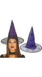 Paarse Spinnenweb Heksenhoed Dames