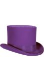 Paarse Steampunk Hoge Hoed Vilt