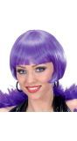 Paarse Valentina Pruik