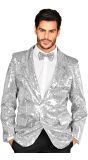 Pailletten Jas Zilver