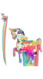 Pailletten Unicorn Hair Extension Kind