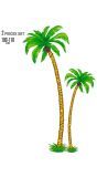 Palmboom Wanddecoratie 2 Stuks