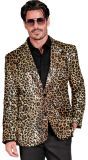 Panterprint Pailletten Party Colbert Heren