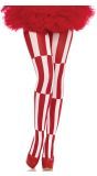Panty Optische Illusie Rood-Wit