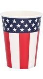 Papieren 'American Party' Bekertjes 10 Stuks