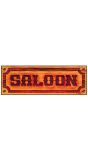 Papieren Saloon Bord Decoratie