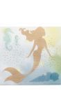 Papieren Zeemeermin Servetten 20 Stuks