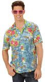 Paradise Hawaii Shirt Lichtblauw