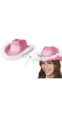 Party Girls Roze Cowboyhoed Vrijgezellenfeest