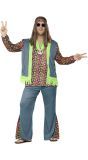 Peace Hippie Kostuum Plus Size