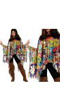 Peace Hippie Poncho Dames