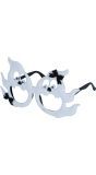Phantom Witte Spookjes Bril Halloween