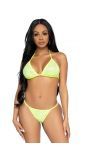 Phoenix Neon Gele Bikini set Zomer Festival