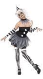 Pierrot Horror Kostuum Dames