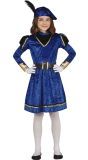 Pieten Jurkje Kind Blauw Goud