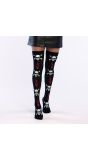Piraten Kousen Zwart Halloween Dames