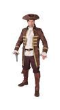 Piraten Mantel Bruin Heren