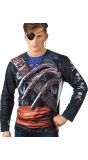 Piraten Shirt Verkleedkleding Heren