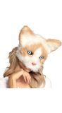 Pluche Half Masker Kat
