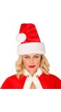 Pluche Kerstman Muts