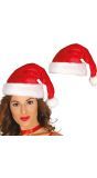 Pluche Kerstman Muts Santa