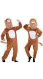Pluche Leeuw Jumpsuit Carnaval