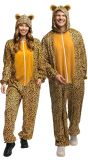 Pluche Luipaard Onesie Kostuum Volwassenen