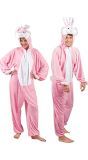 Pluche Roze Konijn Paashaas Jumpsuit