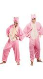 Pluche Roze Varken Kostuum Unisex