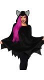 Pluche Vleermuis Poncho Zwart