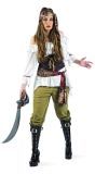 Plunderende Vrouwelijk Piraten Kostuum